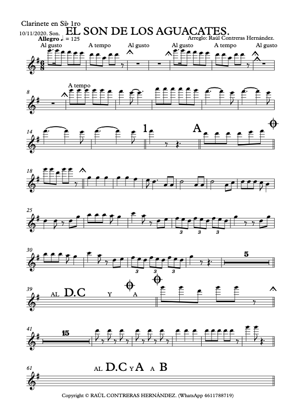 La imagen puede contener una previsualizacion de una partitura